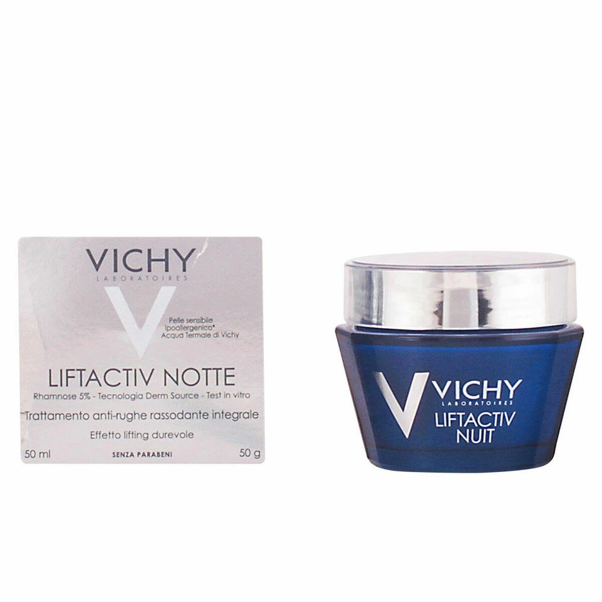Vichy Liftactiv Derm Source Night Kreminis naktinis veido kremas, 50 ml