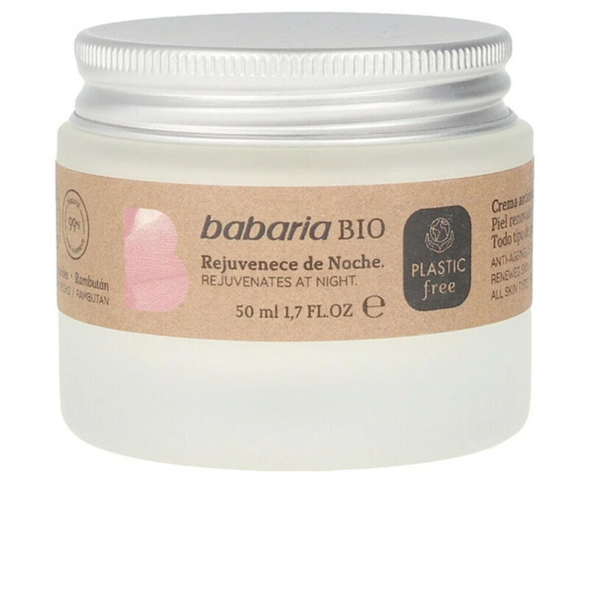 "Babaria Bio atjauninantis naktinis kremas 50ml