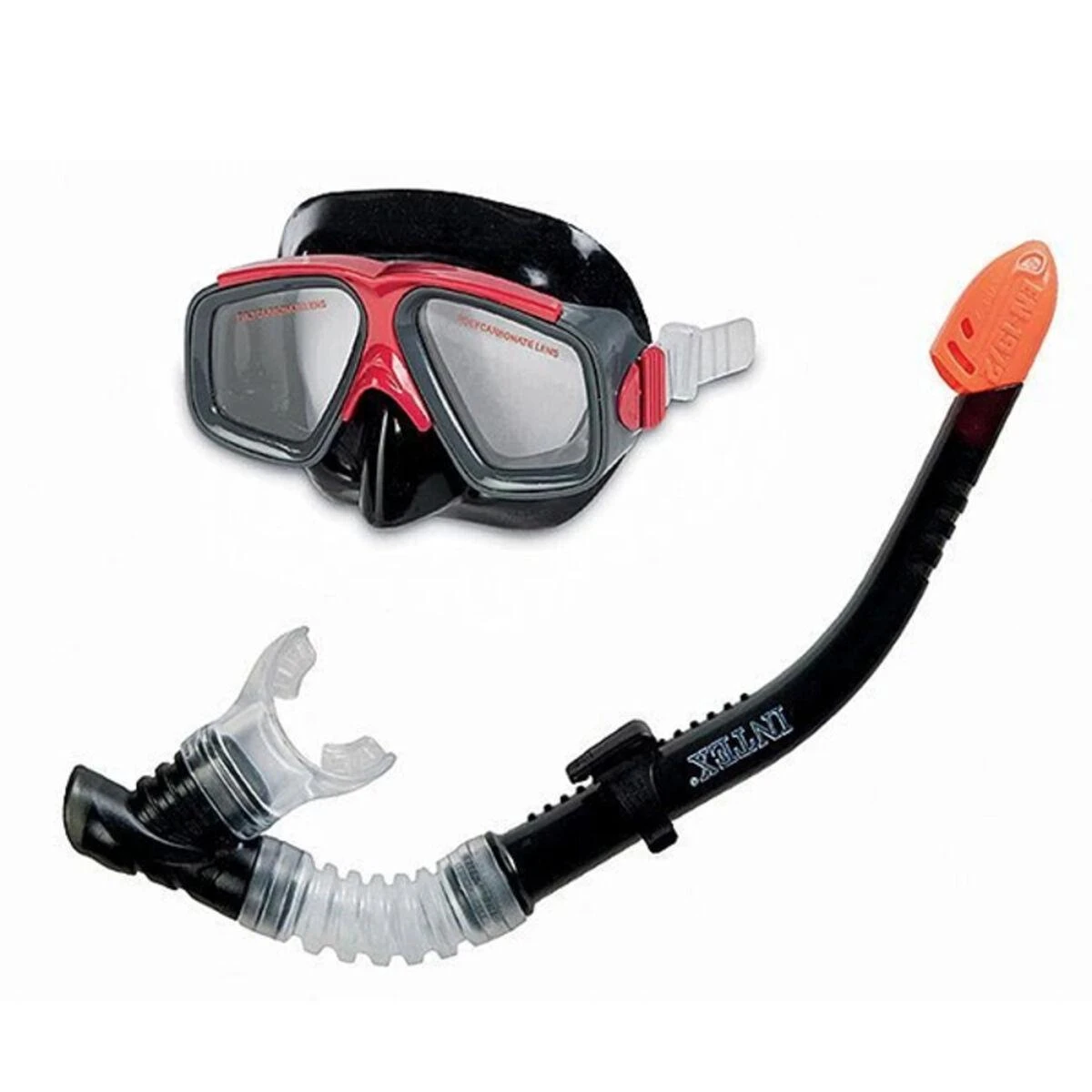 Nardymo komplektas „Motor“ kaukė + vamzdelis INTEX 55949