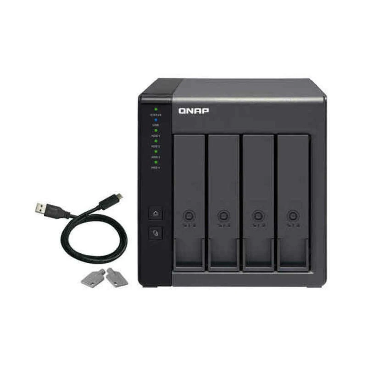QNAP TR-004 diskų masyvas Juoda
