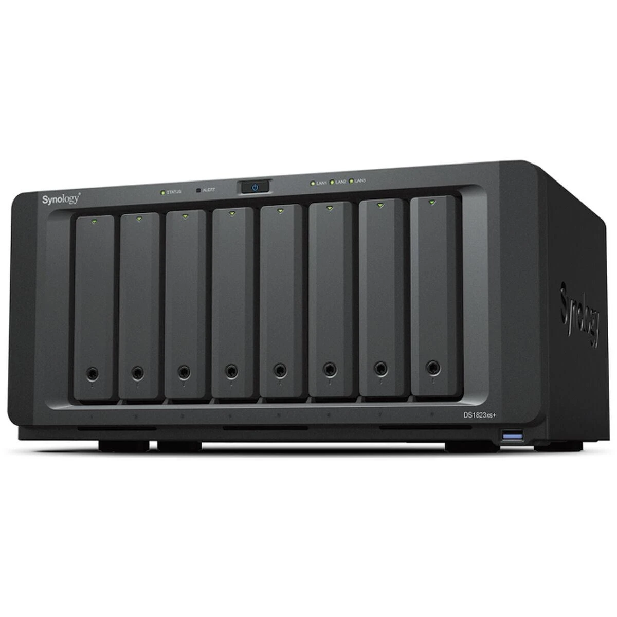 Serveris „Synology“ | 8 lizdų | DS1823xs+ | Iki 8 HDD/SSD su karštuoju keitimu | AMD Ryzen | V1780B | Procesoriaus dažnis 3,35 GHz | 8 GB | DDR4