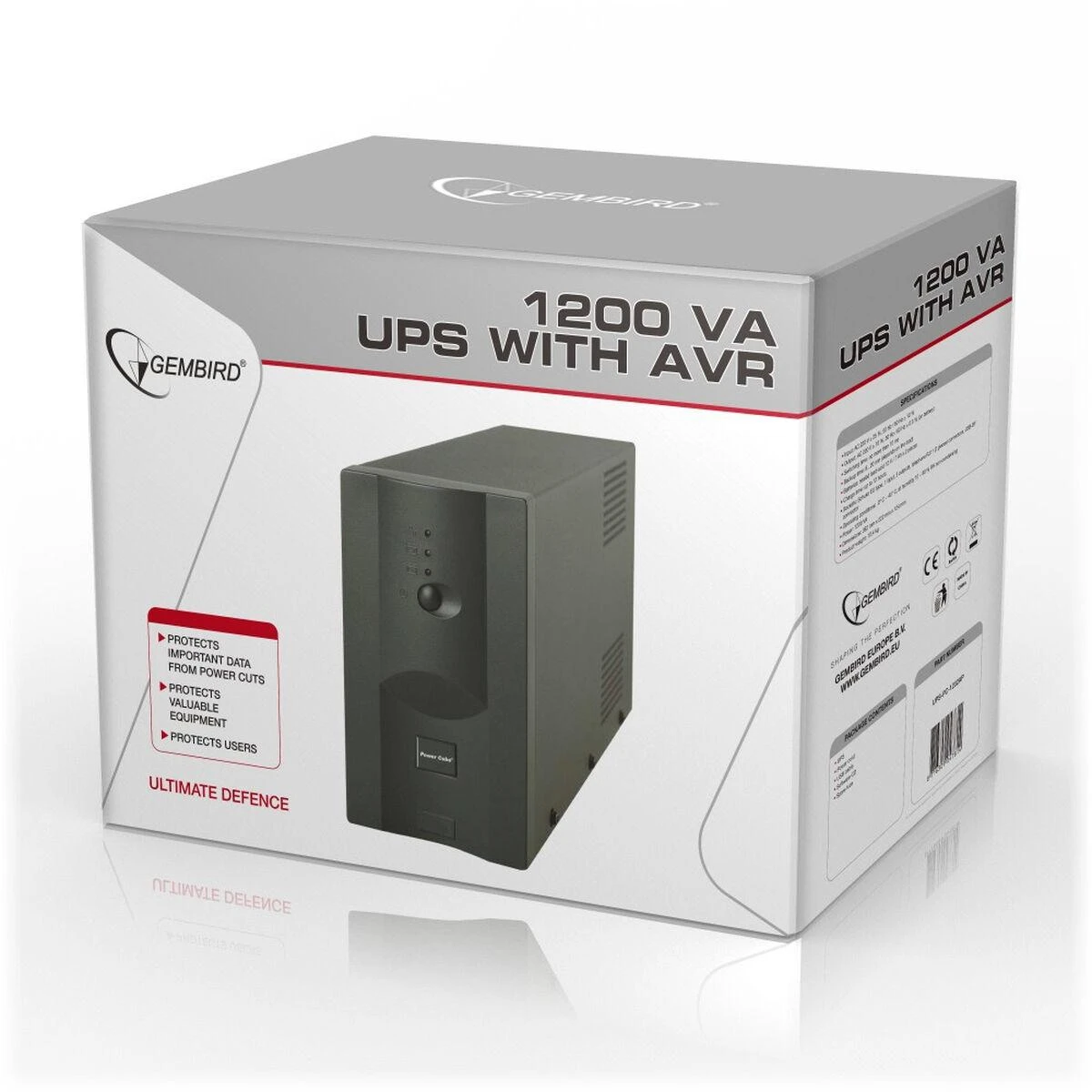 Gembird EnerGenie | UPS UPS-PC-1202AP | 1200 VA | 220 V | 220 V
