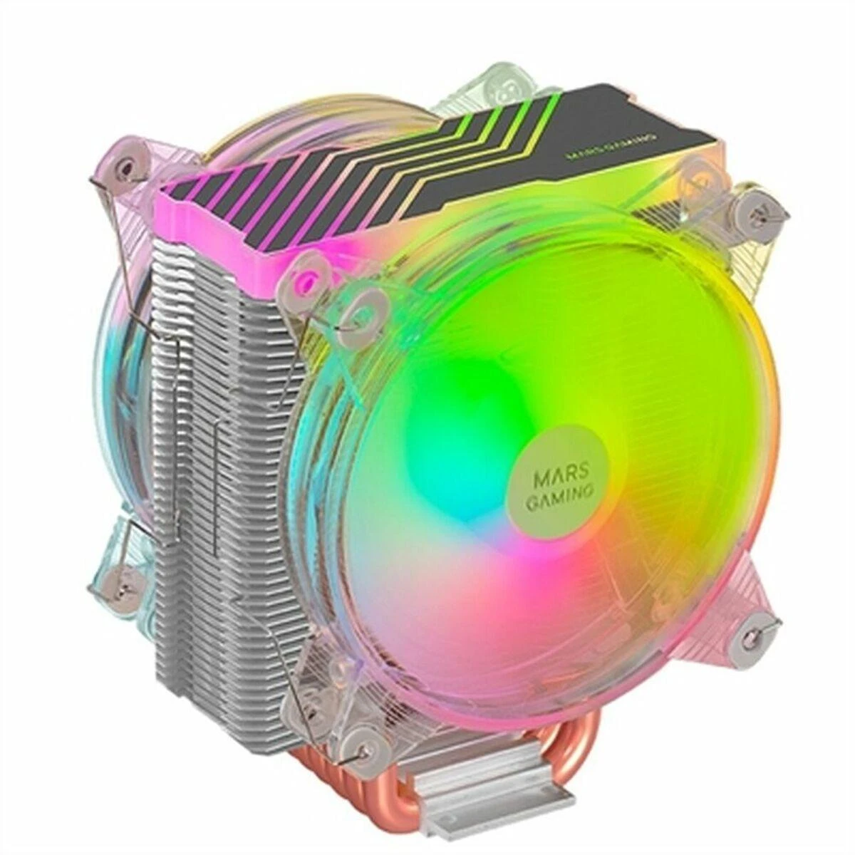 „Mars Gaming MCPU66“ procesoriaus aušintuvas ARGB 220W, dvigubas ventiliatorius, 120 mm