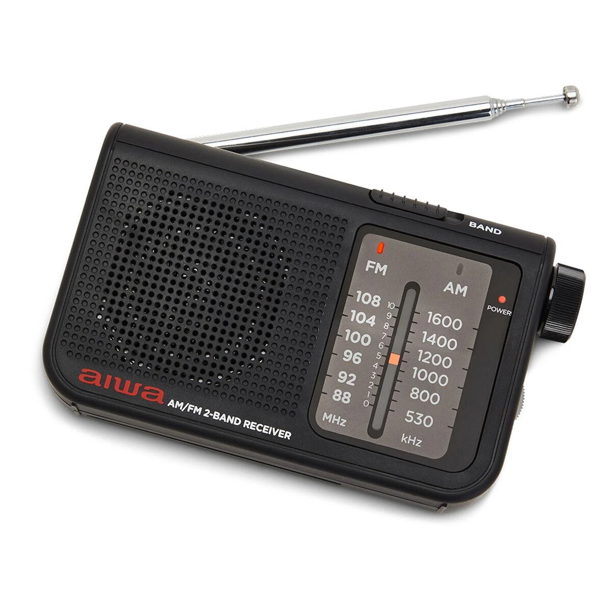 Aiwa Radijo imtuvas FM/AM su 3.5mm lizdu, juodas