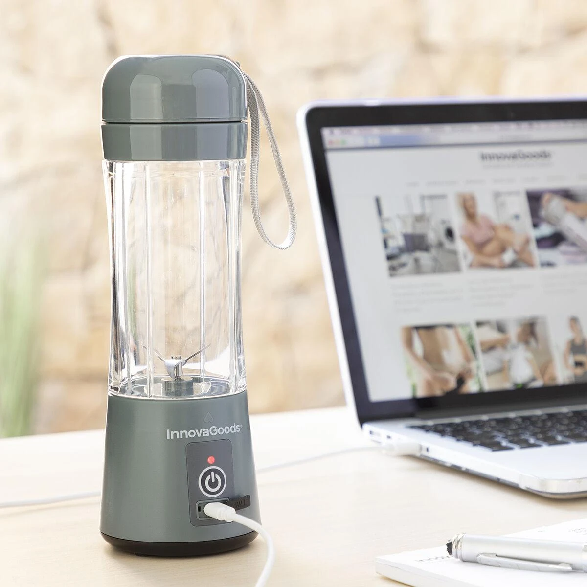 Maišytuvas kielichowy InnovaGoods Shakuit