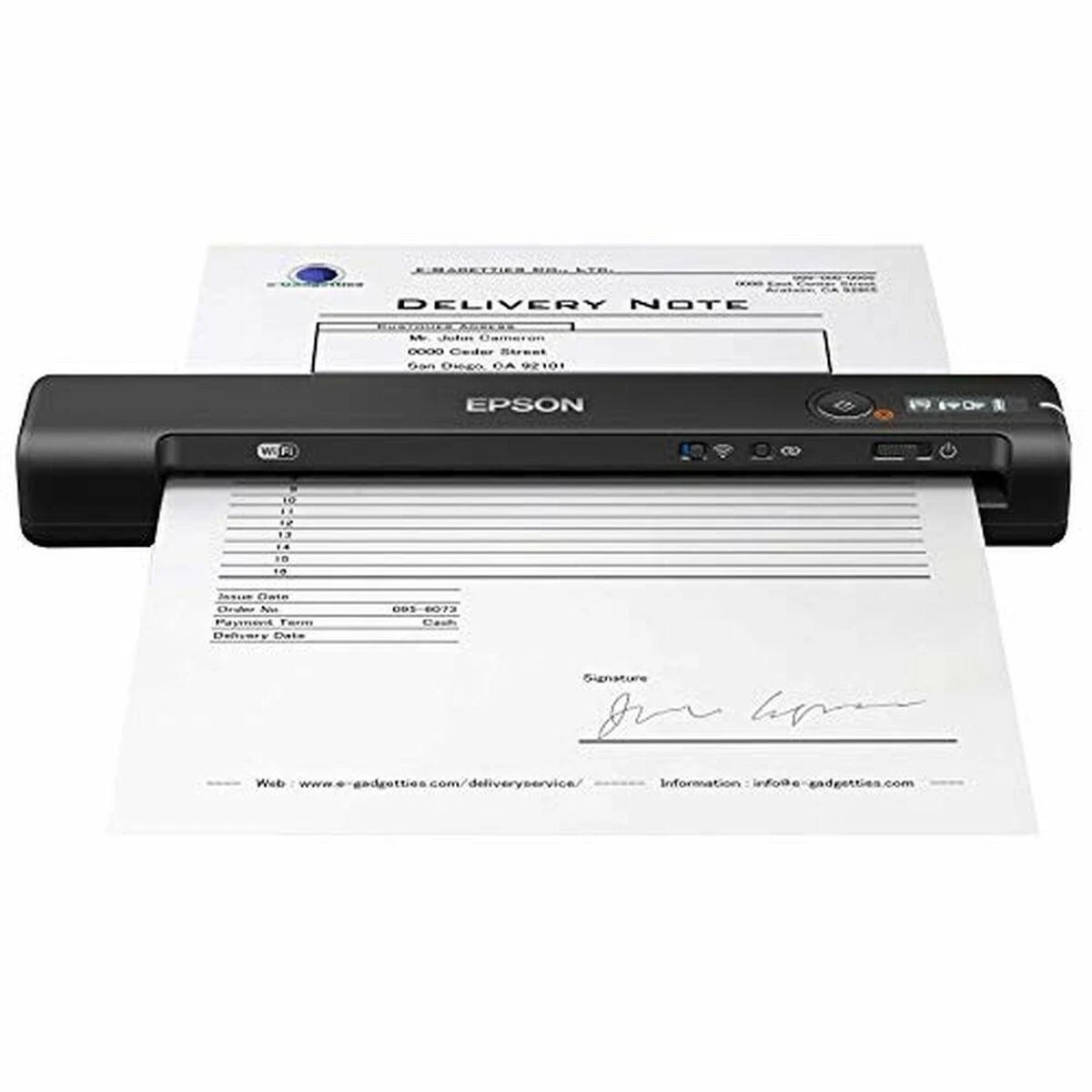 Belaidis mobilus skaitytuvas Epson WorkForce ES-60W