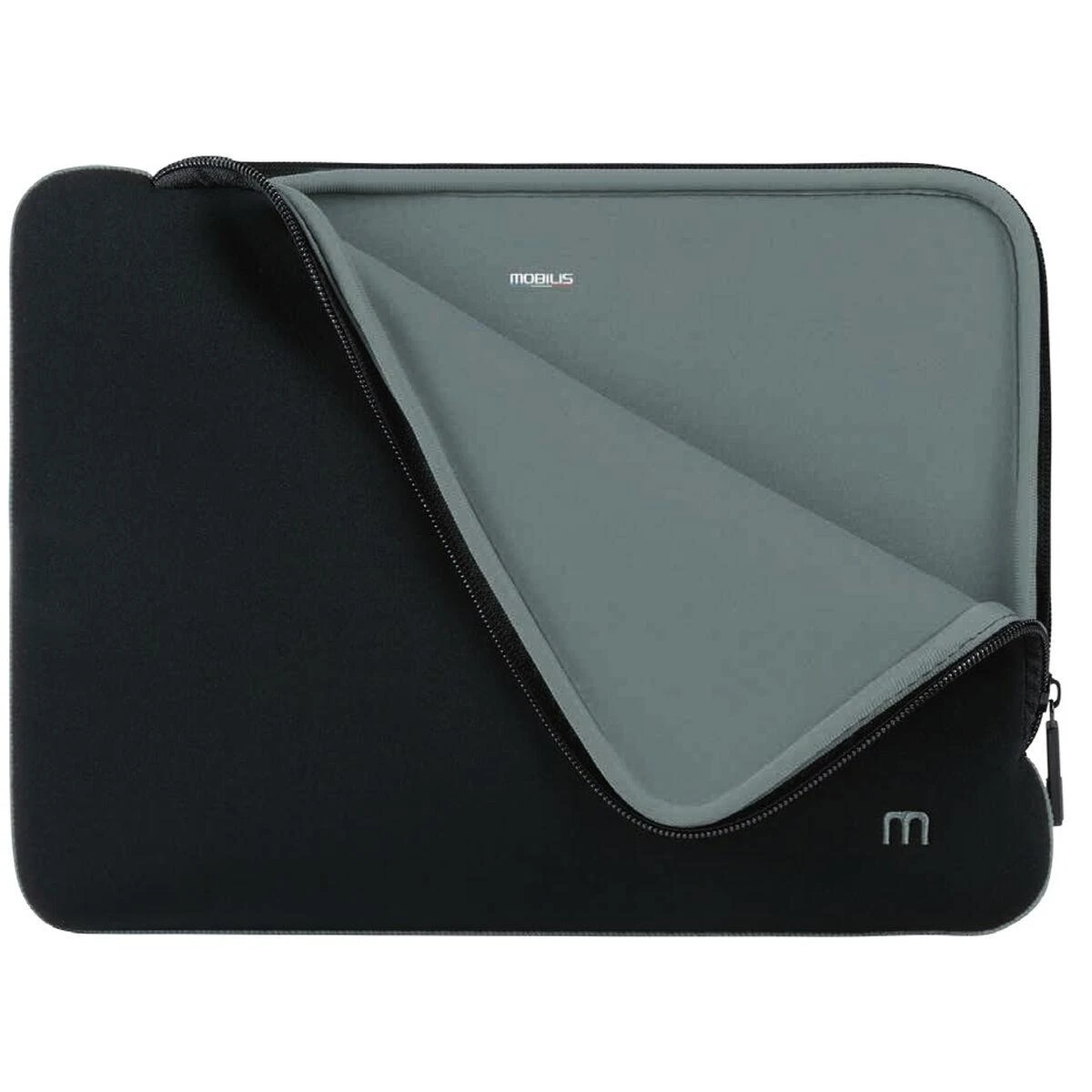 Krepšys Mobilis Mobilis Skin torba na laptop 35,6 cm (14'') Dėklas kieszeniowe Juodas, Pilka