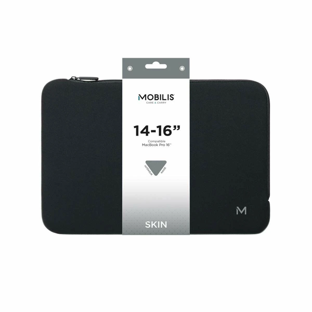 Krepšys Mobilis Mobilis 049014 torba na laptop 40,6 cm (16'') Dėklas kieszeniowe Juodas
