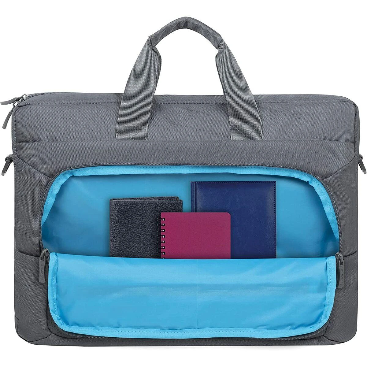 Dėklas RIVACASE 7531 pilkas Alpendorf-ECO Nešiojamas kompiuteris bag 15.6-16"