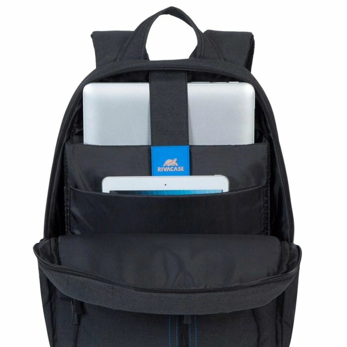 Rivacase CANVAS 7560 kuprinė nešiojamam kompiuteriui iki 15.6" (juoda)