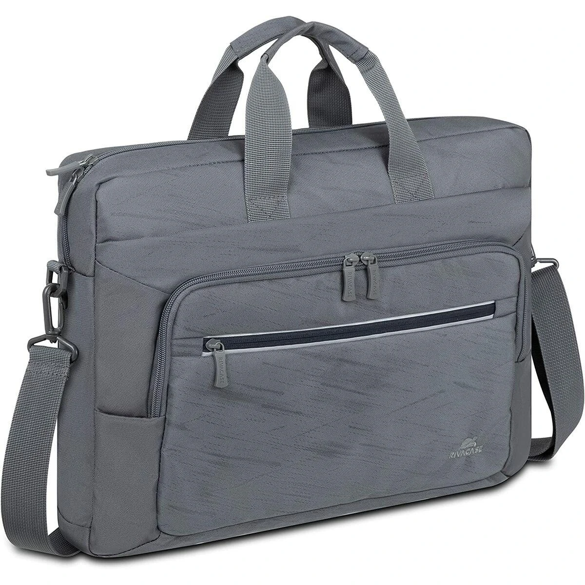 Dėklas RIVACASE 7531 pilkas Alpendorf-ECO Nešiojamas kompiuteris bag 15.6-16"