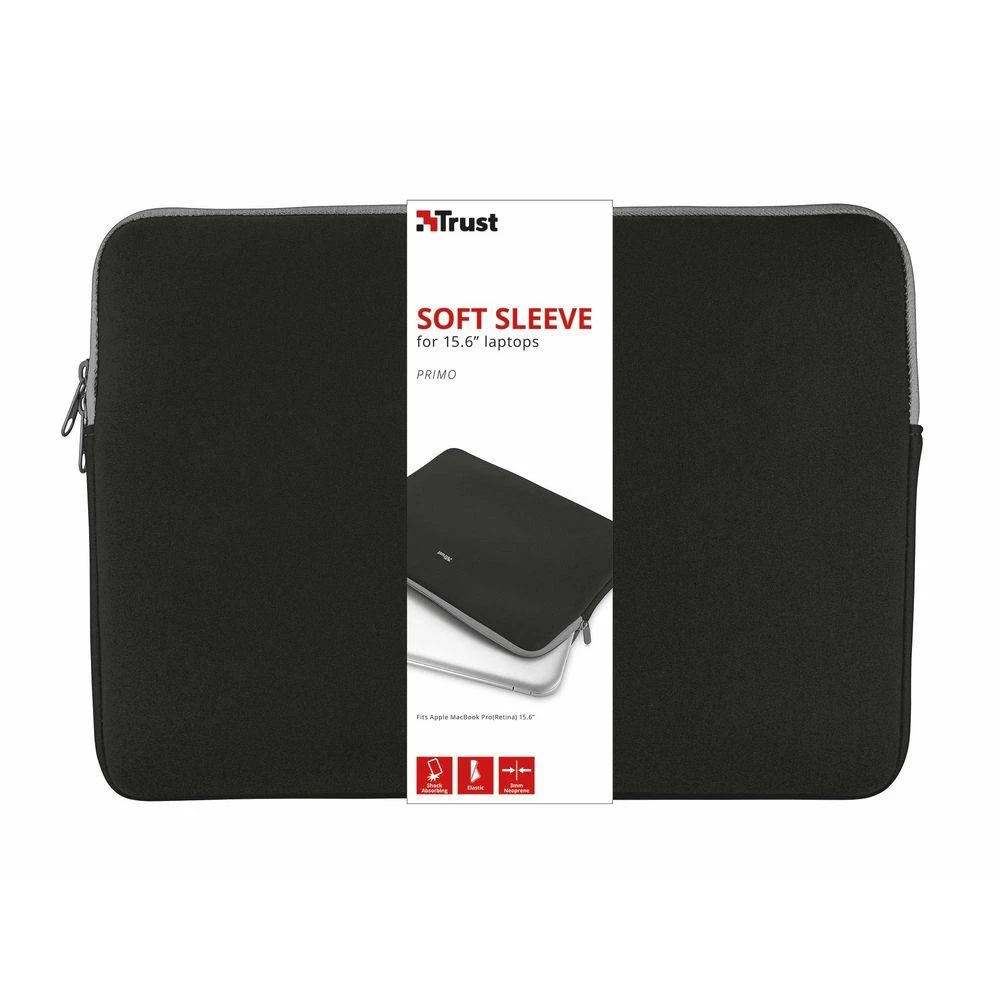 TRUST Dėklas nešiojamam kompiuteriui iki 15.6" PRIMO Juodas 21248 