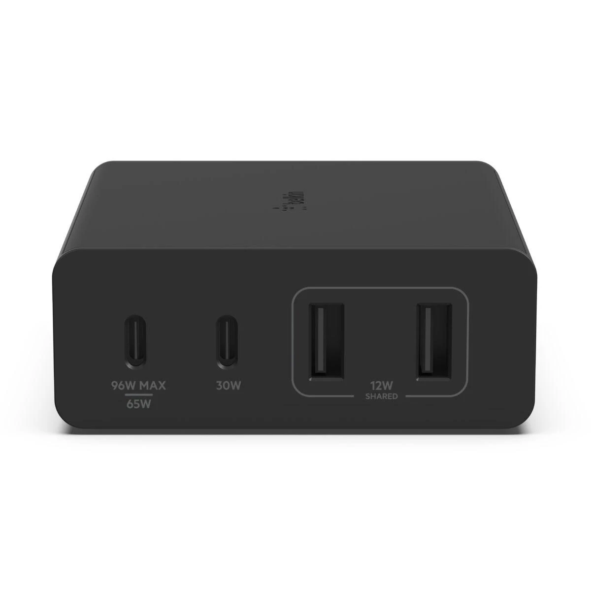 Nešiojamo kompiuterio pakrovėjas - Belkin WCH010vfBK 108W Dual USB-C Greito Įkrovimo 2m Laidas Juodas