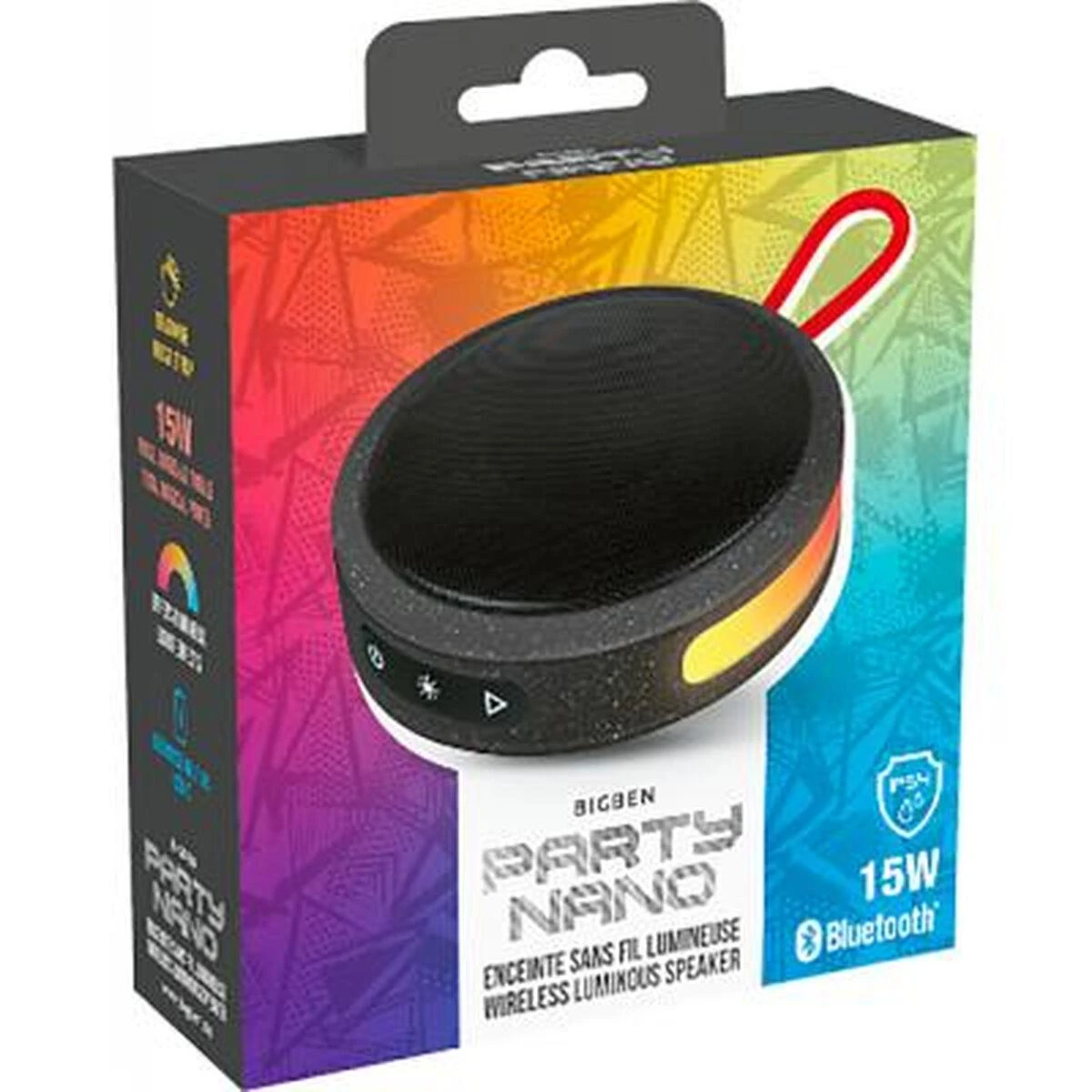 Big Ben Bluetooth Garsiakalbis - Bigben Party Luminous BT 15w Tws Juodas.