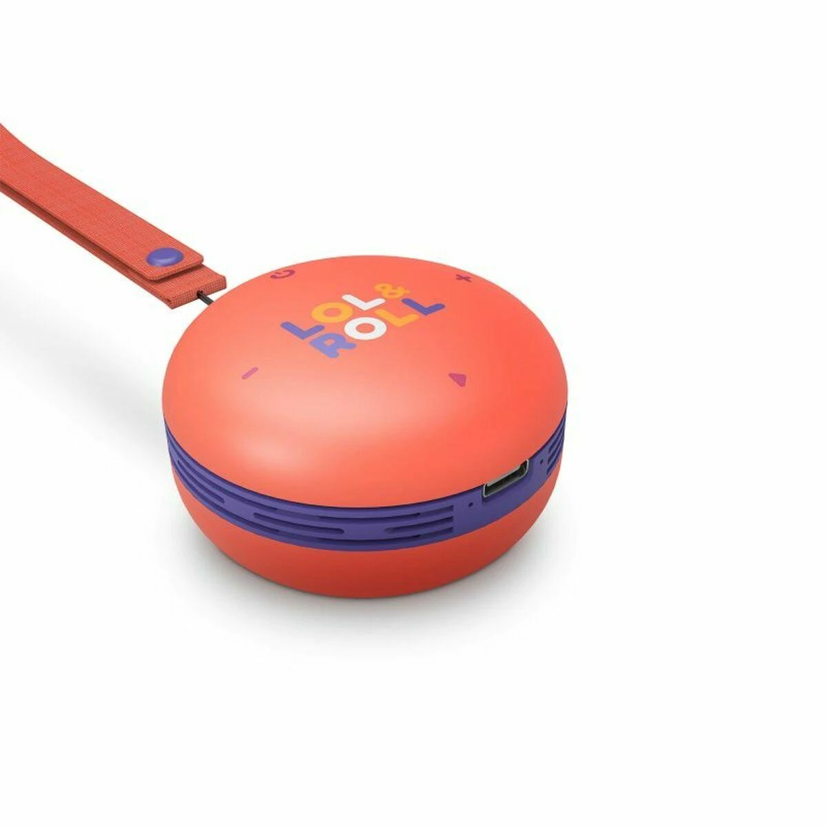 Energy Sistem Lol&Roll Pop Kids nešiojama kolonėlė, Oranžinės spalvos