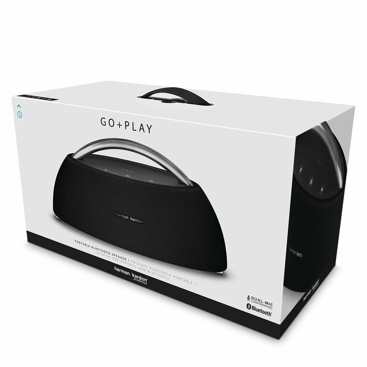 Harman Kardon Go + Play Mini nešiojama kolonėlė, Juodos spalvos