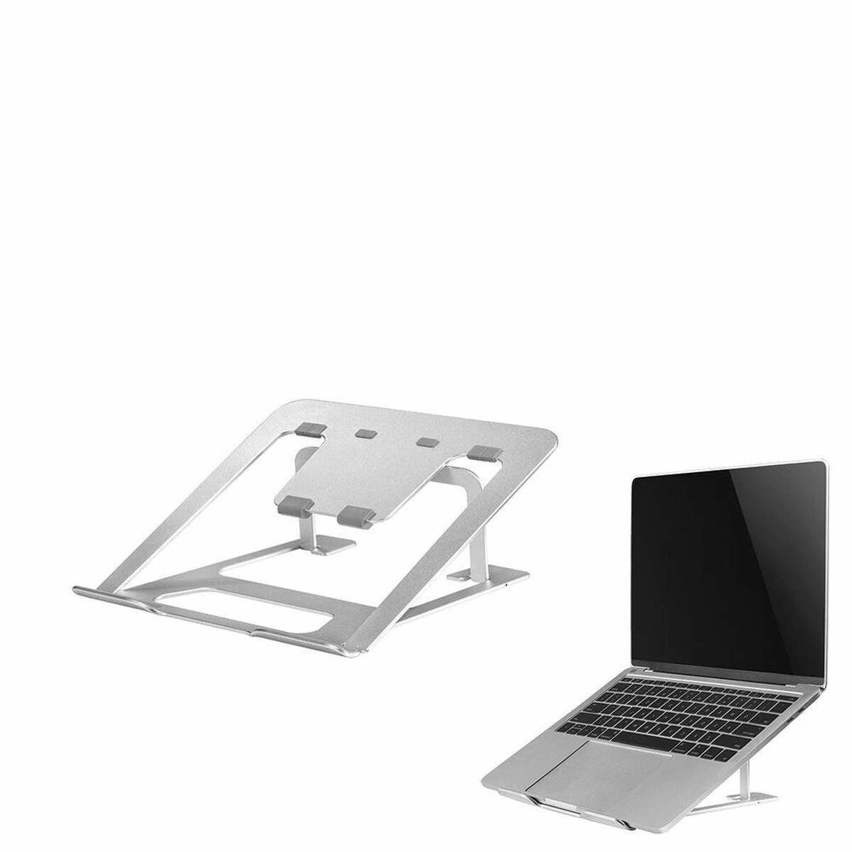 Neomounts NEWSTAR NOTEBOOK DESK STAND Sidabrinis (ERGONOMIC)