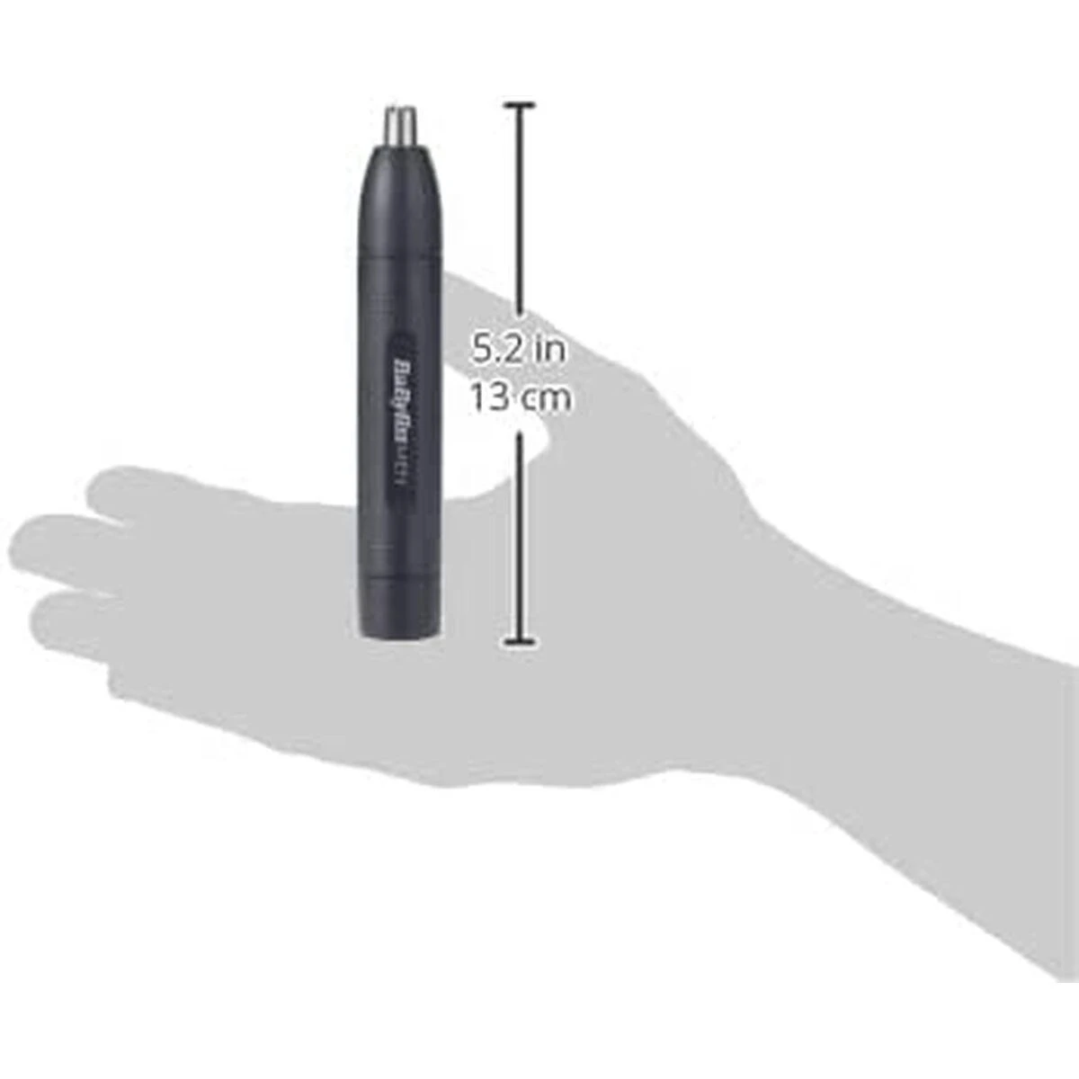 Sveikata ir asmeninė priežiūra - BaByliss Men Nosies Ir Ausų Žoliapjovė E652E, Plaunamos Priedai, Juoda