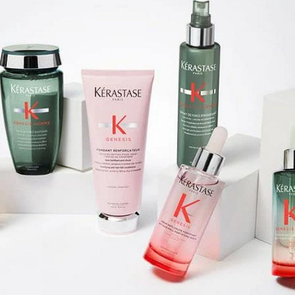 Kérastase Genesis Homme stiprumą ir tankumą didinantis purškiklis nenuplaunamas plaukų priežiūros priemones vyrams, 150 ml