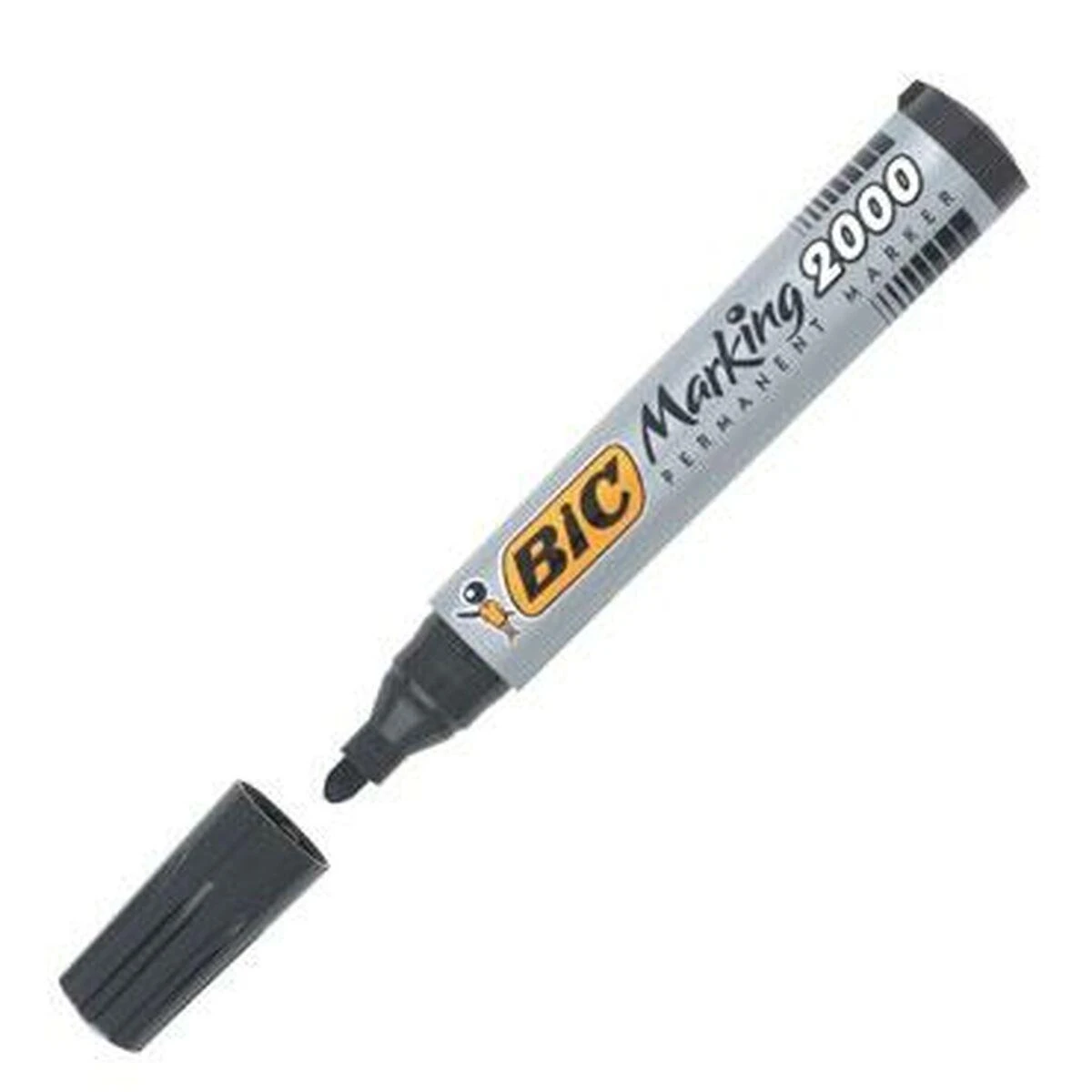 Bic Permanentinis žymeklis Eco 2000 2-5 mm, juodas, pakuotėje 12 vnt. 000095