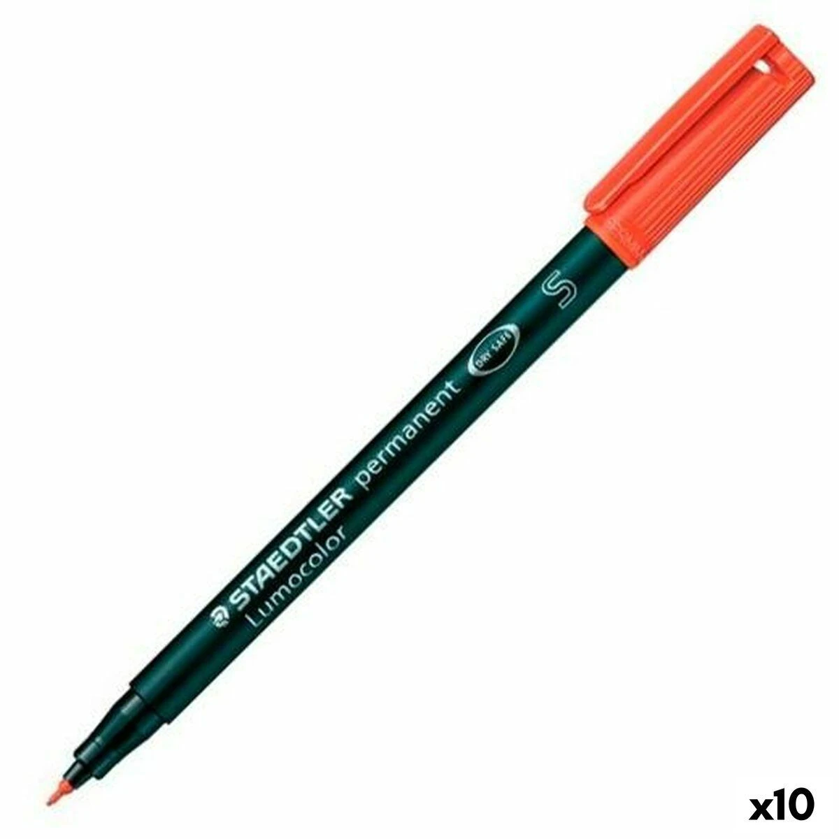 Staedtler 313-2, Raudonas, Apvalus antgalis, Juodas, Raudonas, Polipropilenas (PP), 0,4 mm, Vokietija