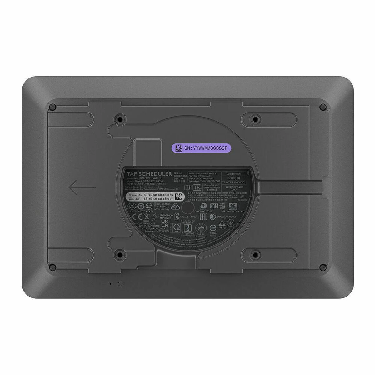 LOGITECH Tap Scheduler – GRAFITAS – USB – WW – JUTIKIMAS EKRANAS