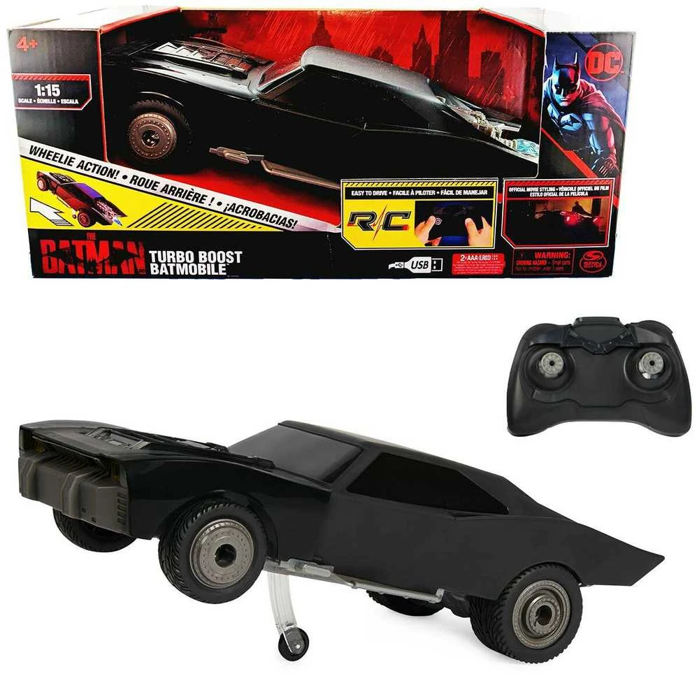 Radijo bangomis valdoma mašina BATMAN 1:15, Batmobile Turbo Boost, 6061300