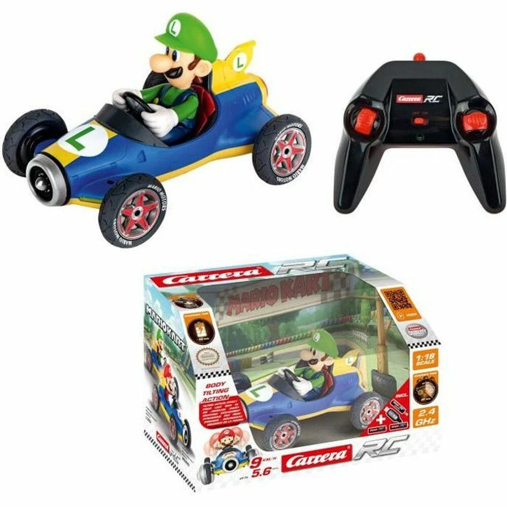 Carrera RC 2,4 Ghz 370181067 Nintendo Mario Kart Mach 8, Luigi