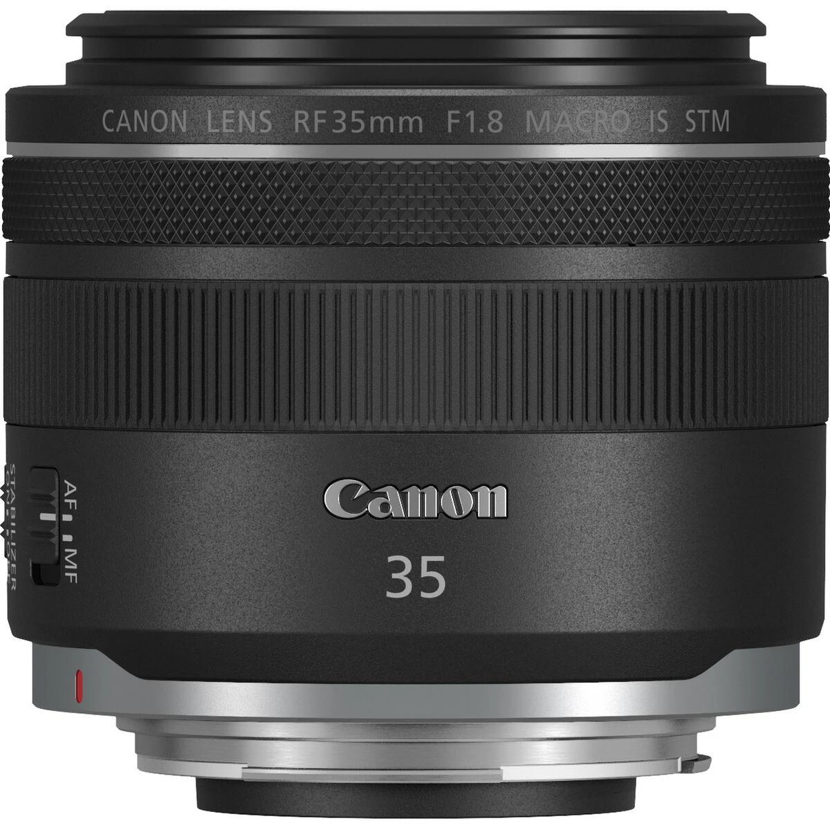 „Canon RF 35mm F1.8 IS STM Macro“ objektyvas.