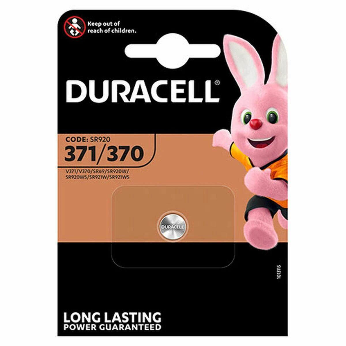 Duracell 067820 buitinė baterija Vienkartinė baterija SR69 Sidabro oksidas (S)
