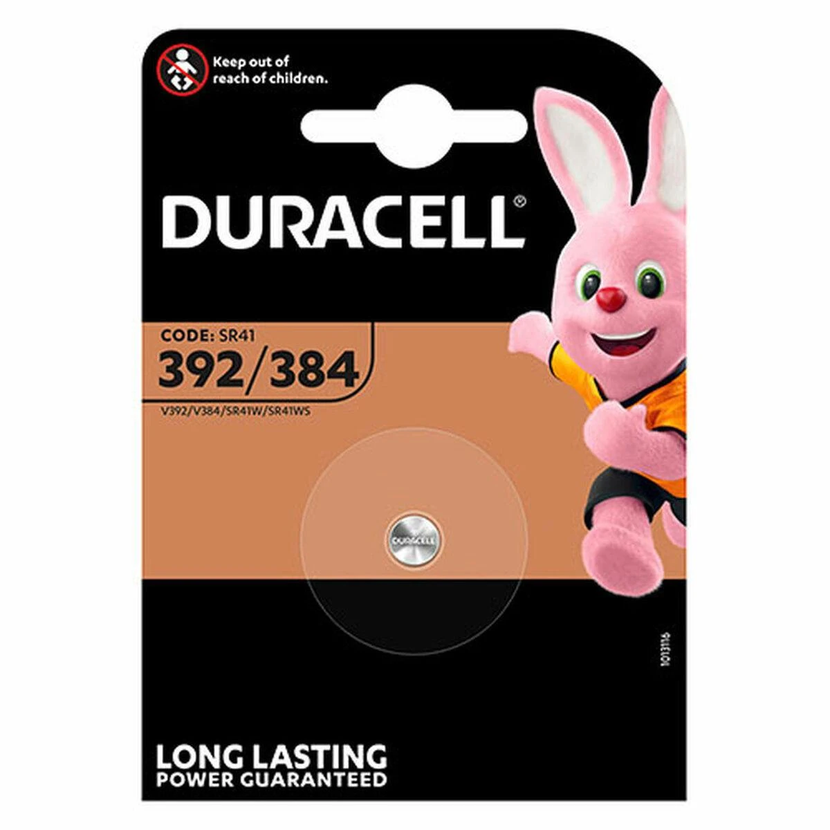 Duracell 392/384 buitinė baterija Vienkartinė baterija Sidabro oksidas (S)