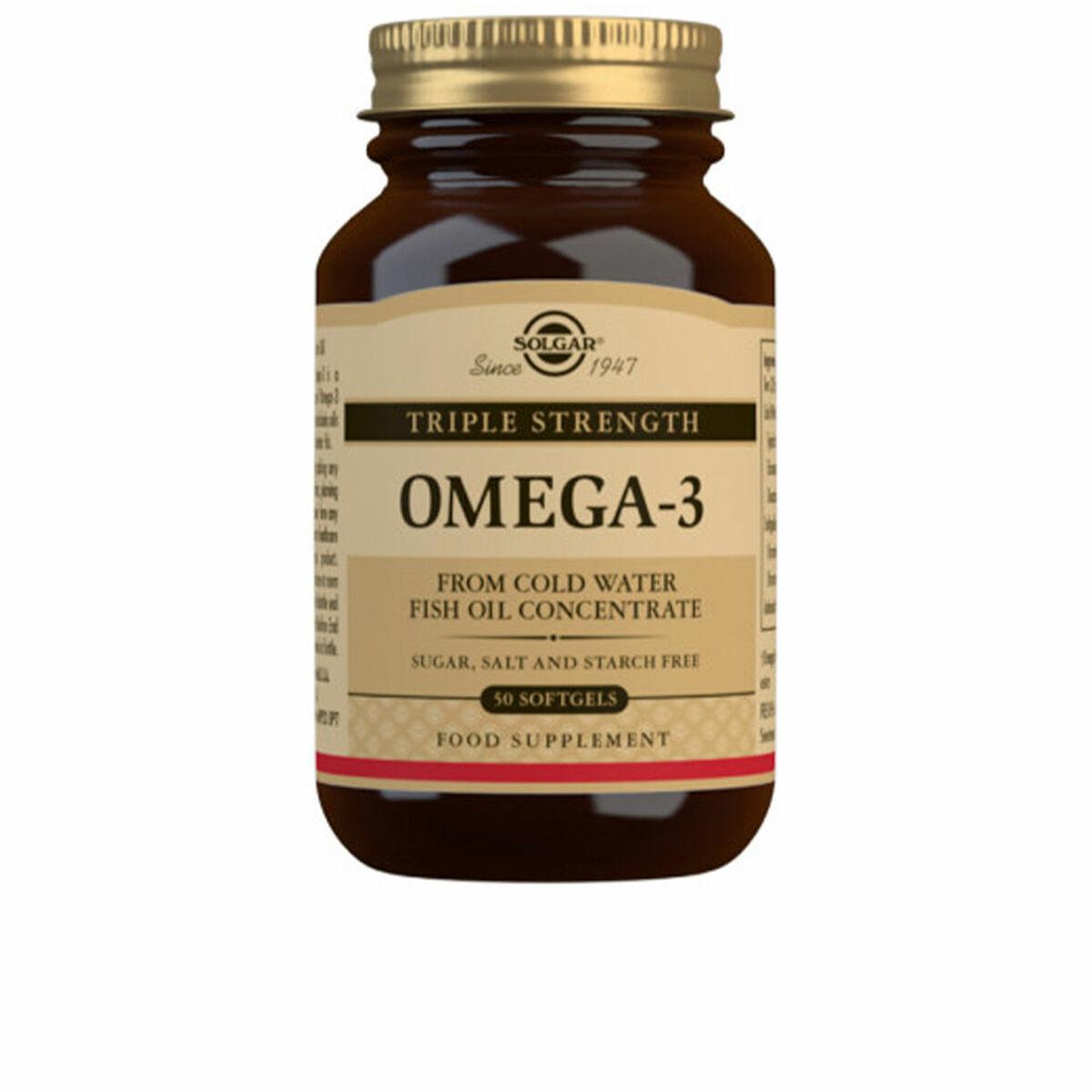 Solgar Omega-3 trigubas koncentratas 50 kapsulių