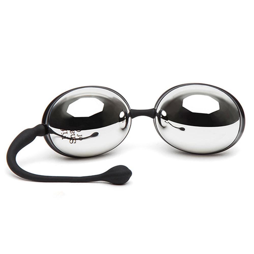 Fifty Shades of Grey Fifty Shades of Pilkas - Inner Goddess Sidabrinis Jiggle Balls 67g INNER GODDESS VAGINALINIAI KAMUOLIUKAI