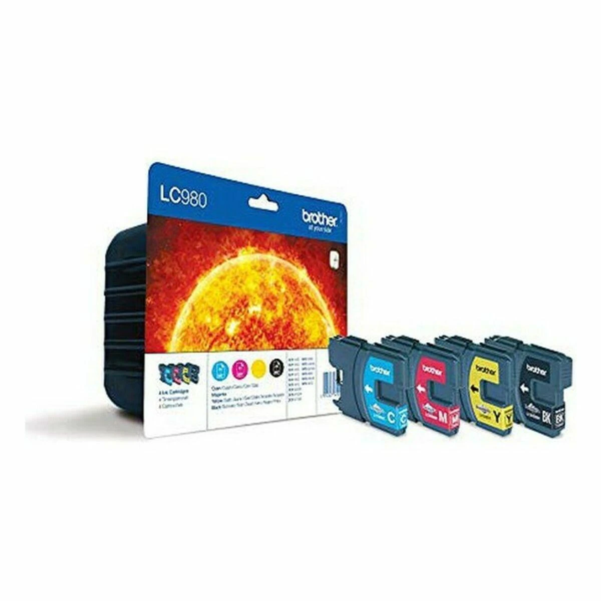Rašalo kasetė Brother LC980 CMYK | DCP145C/ DCP165C/ MFC250C/MFC290C