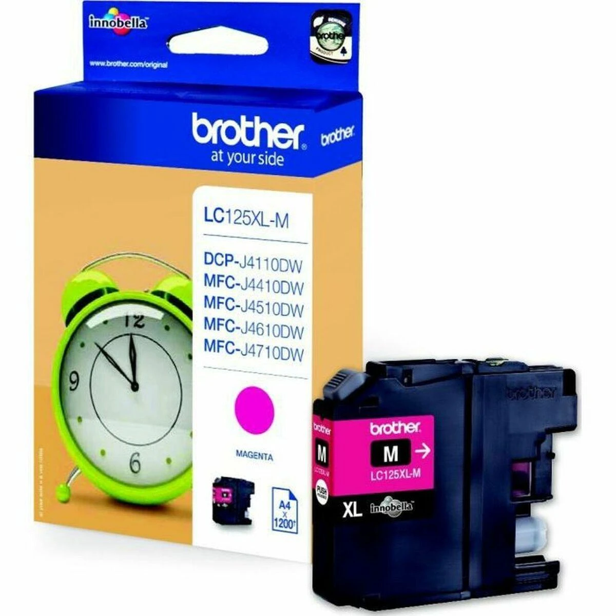Brother LC125XLM | Rašalo kasetė | Purpurinė