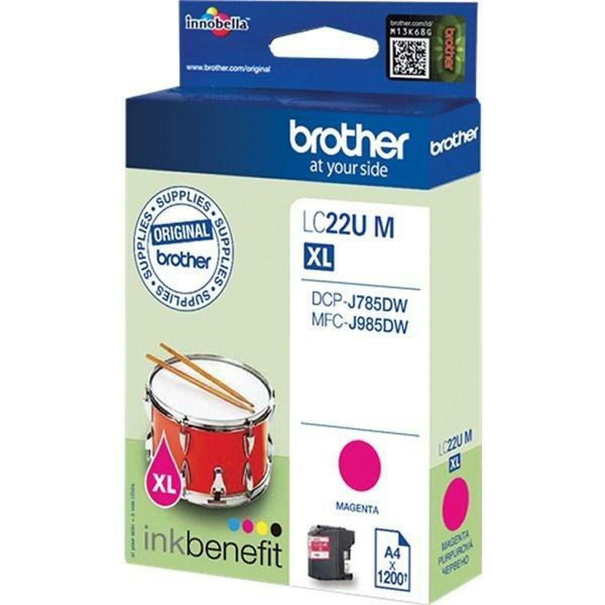Brother Brolis LC-22UY | Rašalo kasetė | Geltona