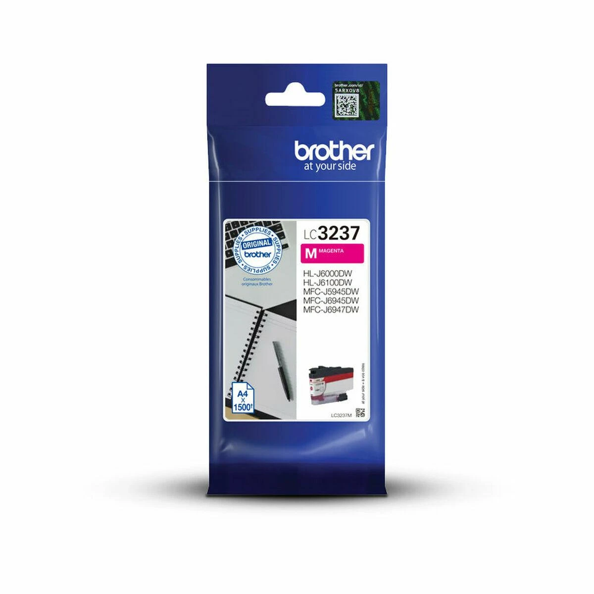 BROTHER LC3237M TONERIS MAGENTA 1500