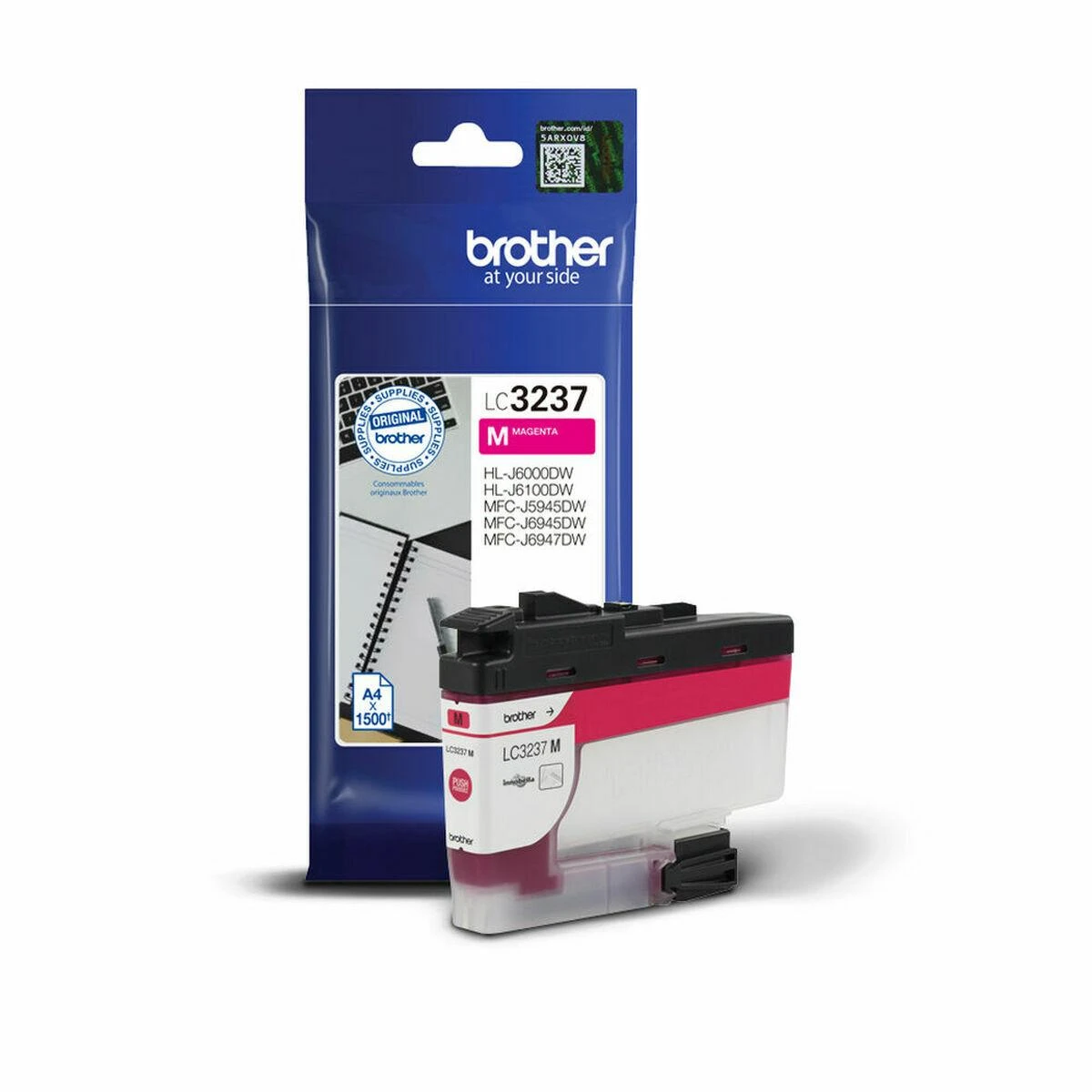 BROTHER LC3237M TONERIS MAGENTA 1500