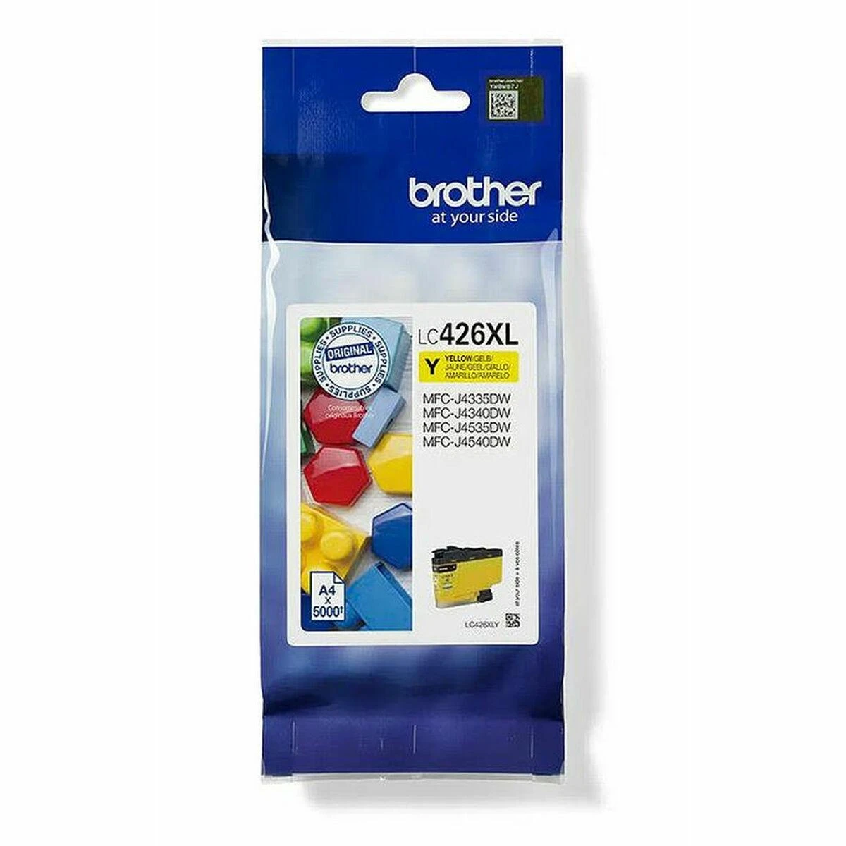 BROTHER LC426XLY Geltonas RAŠALŲ KASETĖ, IŠĖLIS = 5000 PUSL.