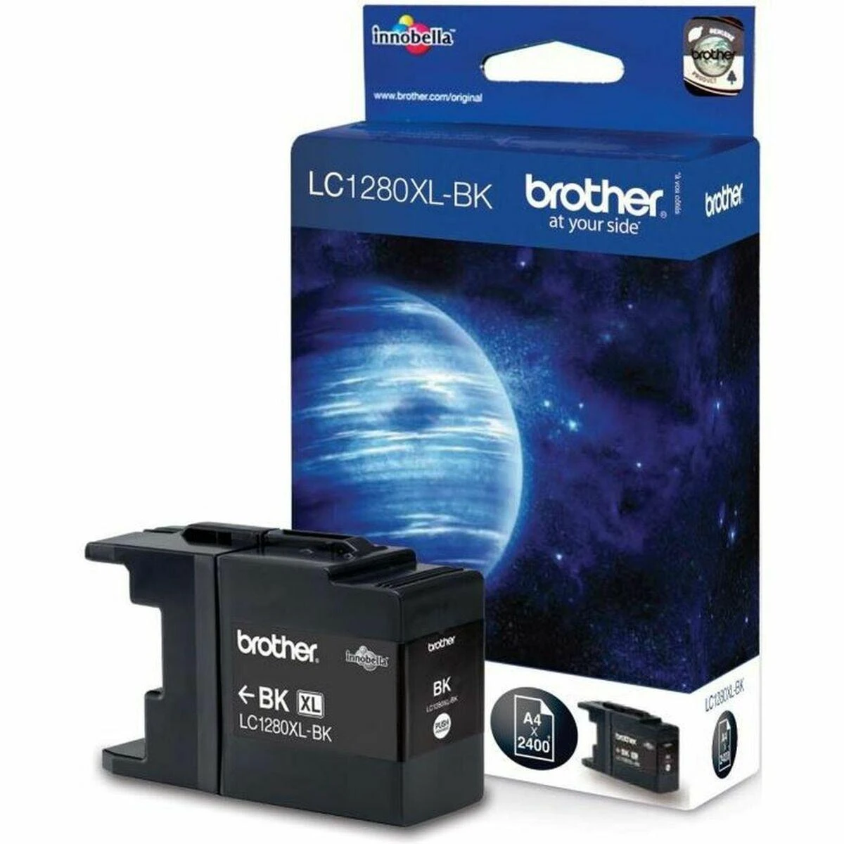 Brother LC1280XLBK | Ink Cartridge | Juodas
