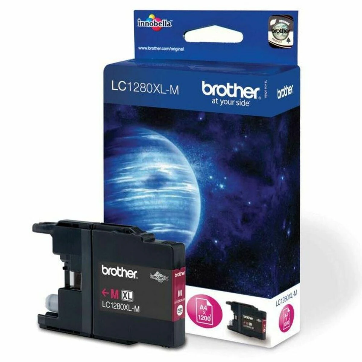 Brother LC1280XLM | Rašalo kasetė | Magenta