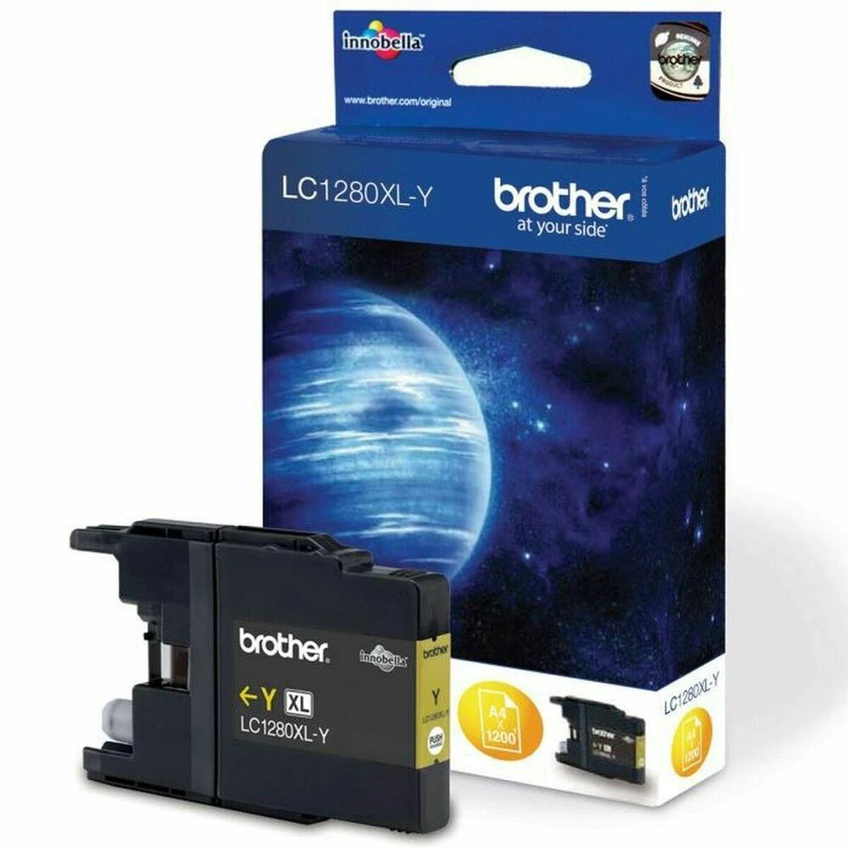 Brother LC1280XLY | Rašalo kasetė | Geltona