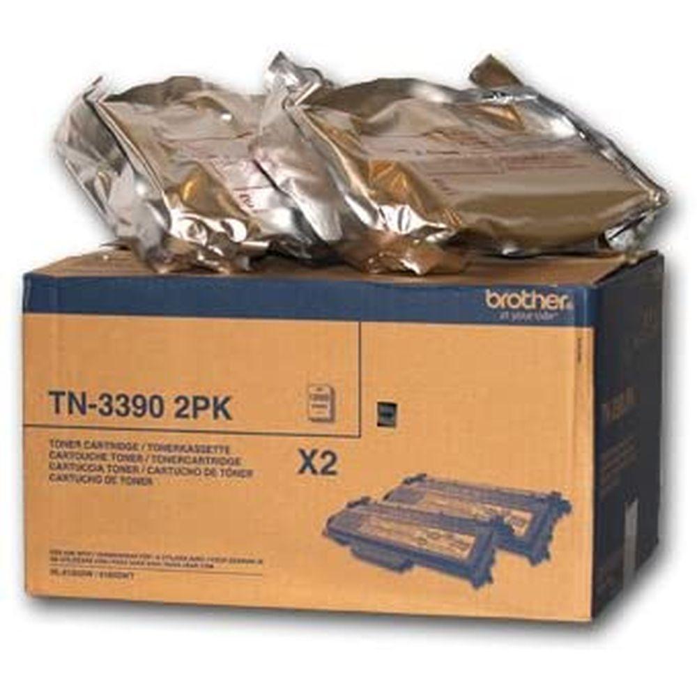 Brother TN-3390 Twin Originalus Juoda 2 vnt
