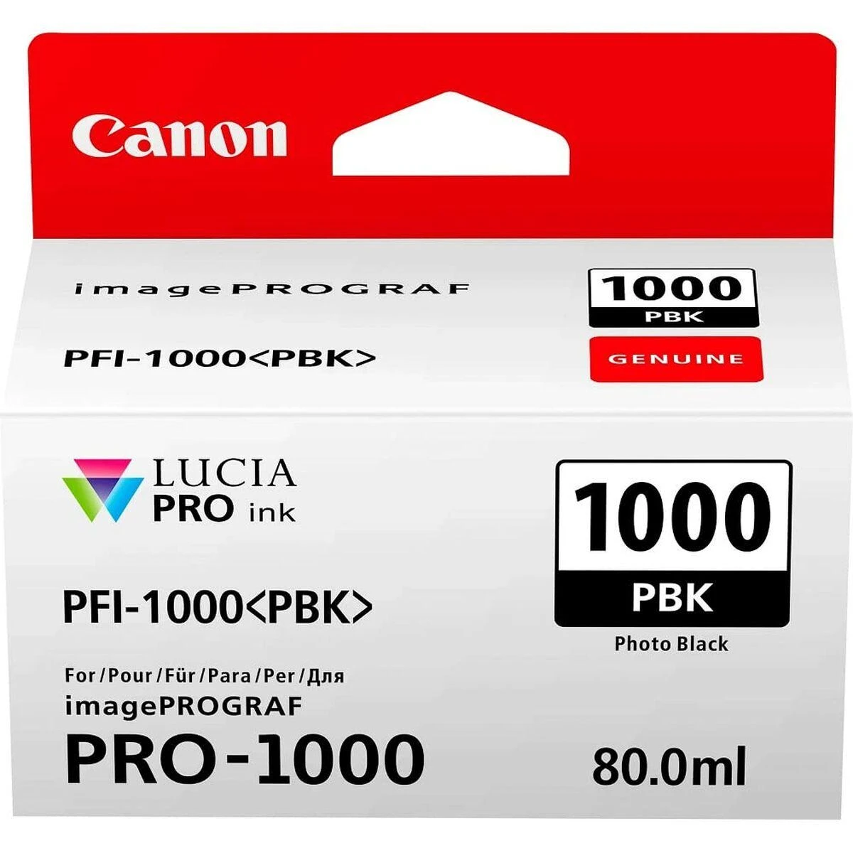 Canon PFI-1000 PBK Originalus Foto juoda