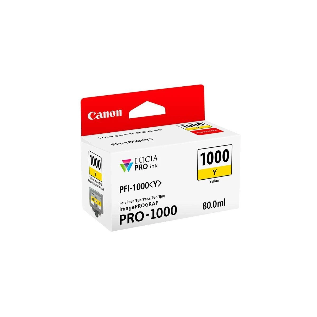 Canon PFI-1000 Y Originalus Geltona