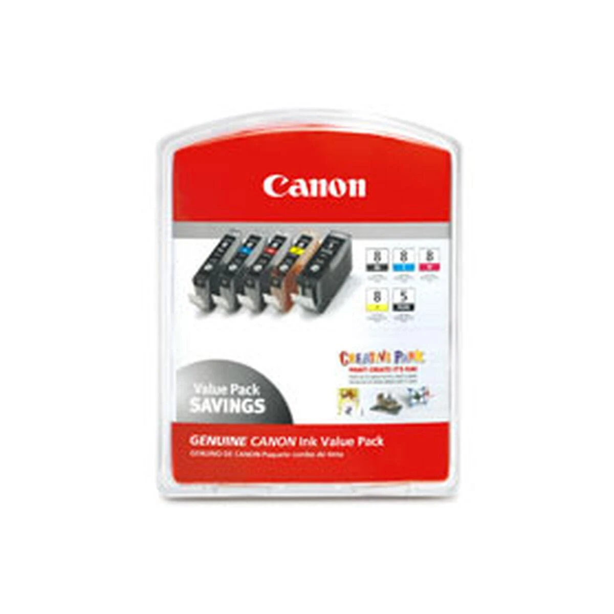 Canon CLI-8 Originalus Foto žydra, Foto magenta 5 vnt