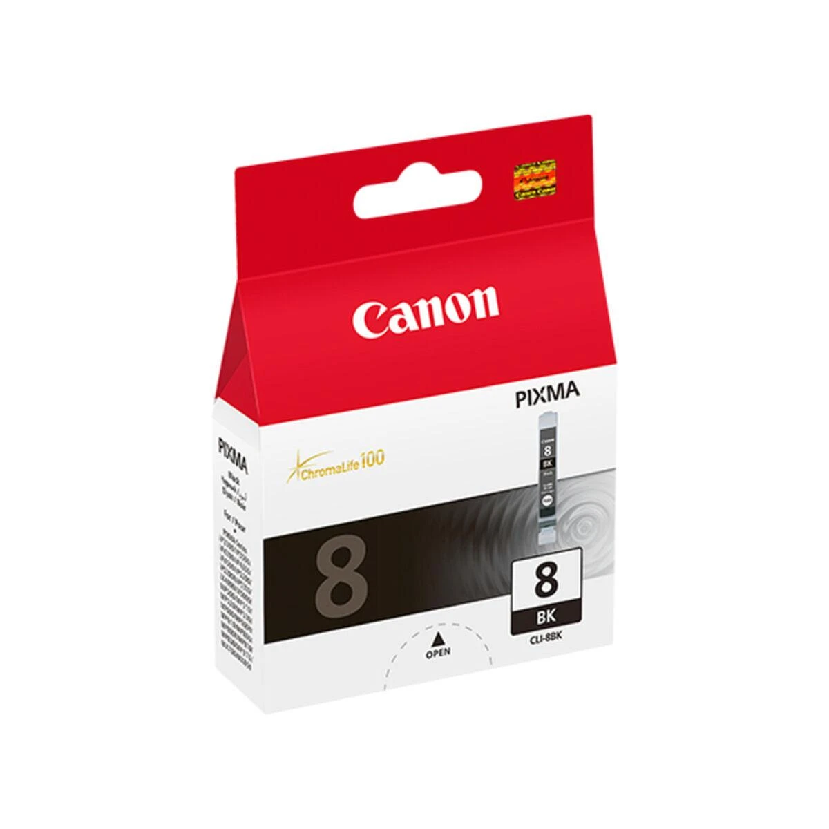 CANON 1LB CLI-8BK rašalo kasetė, juoda, standartinė talpa, 13 ml, 2,795 puslapiai, 1 pakuotė