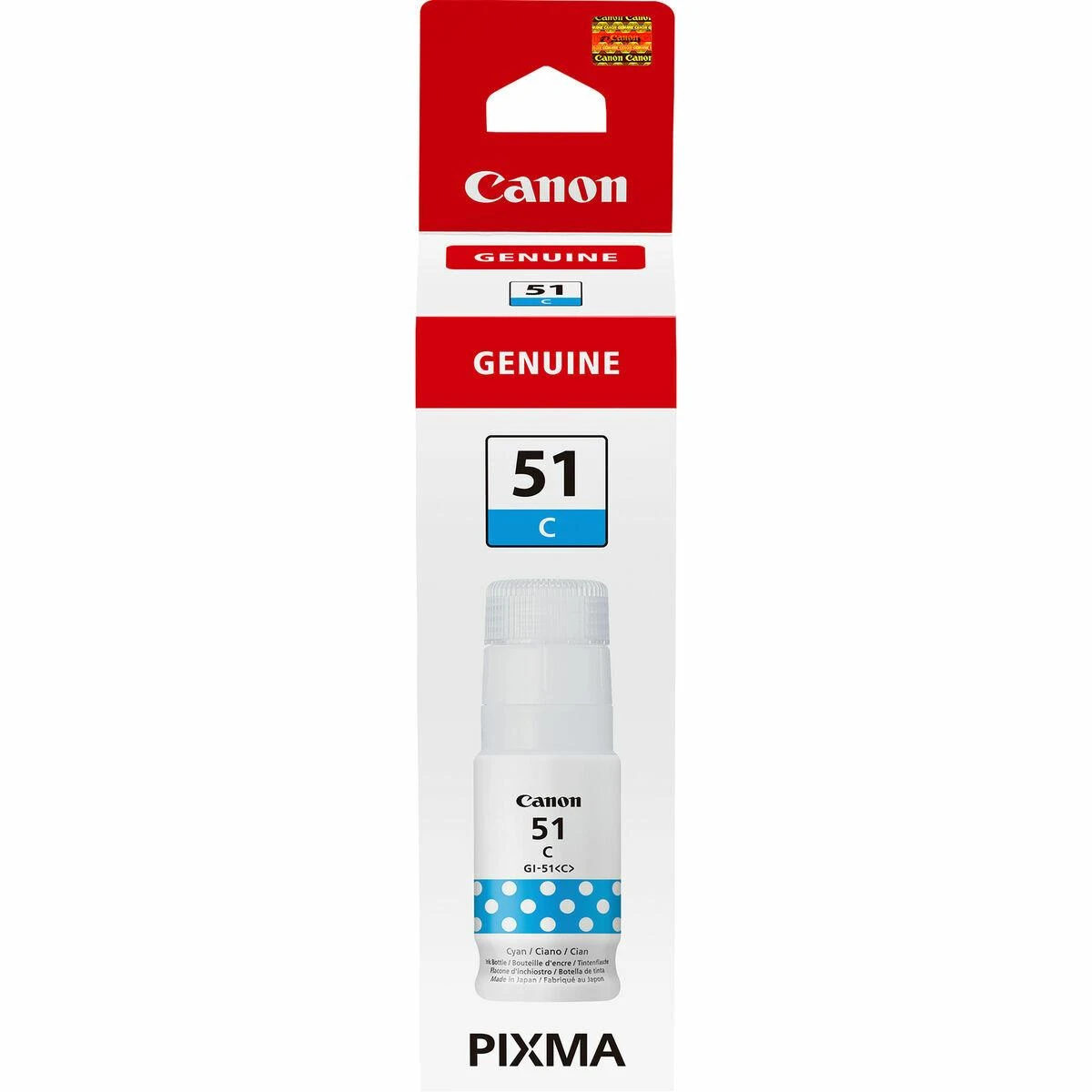 Canon GI-51C | Rašalo butelis | Žydra spalva