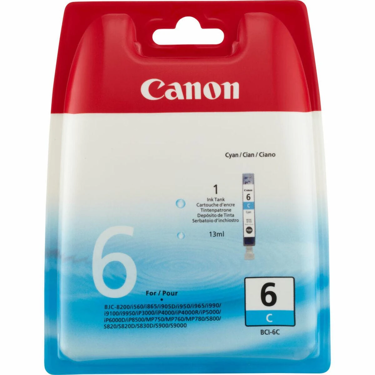 „Canon BCI-6C“ rašalo kasetė, žydra