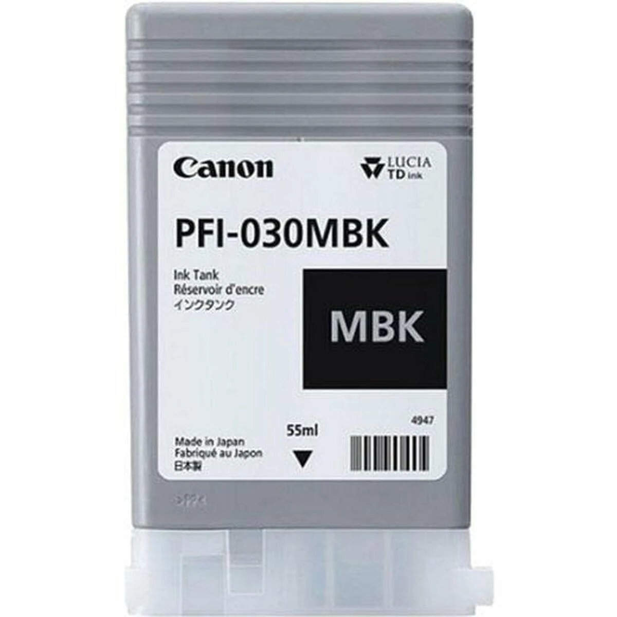 Canon PFI-030MBK (3488C001) Rašalinė kasetė, Matinė Juoda